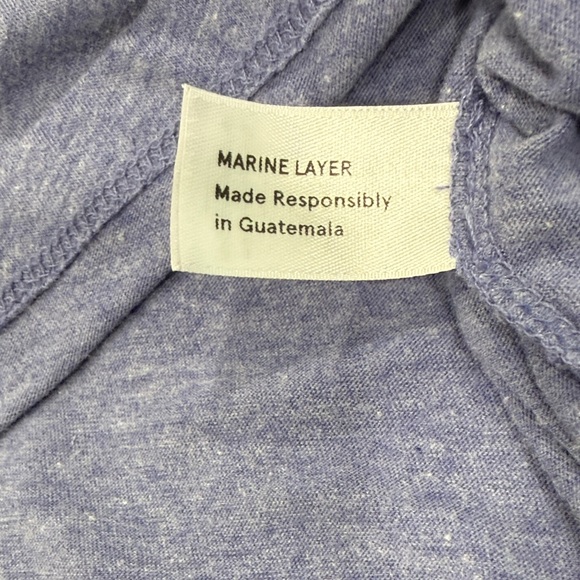 Marine Layer Blue Tee with Pink Lightning Bolt ⚡️ - Picture 4 of 6